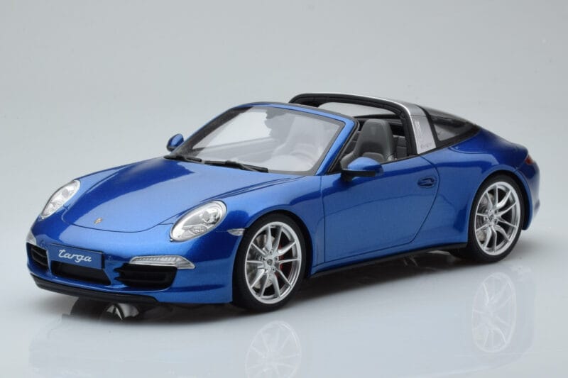 Porsche 911 991 4S Targa Mėlynas GT Spirit 1:18