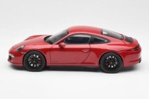 Porsche 911 991 Carrera GTS Carmine Raudonas Schuco 1:18 450039000 Metalas - nuotrauka 4 iš 8