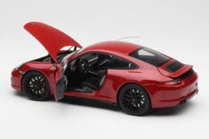 Porsche 911 991 Carrera GTS Carmine Raudonas Schuco 1:18 450039000 Metalas - nuotrauka 5 iš 8