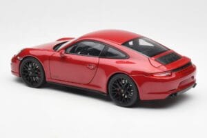 Porsche 911 991 Carrera GTS Carmine Raudonas Schuco 1:18 450039000 Metalas - nuotrauka 7 iš 8
