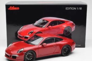 Porsche 911 991 Carrera GTS Carmine Raudonas Schuco 1:18 450039000 Metalas - nuotrauka 8 iš 8