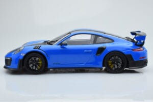 Porsche 911 GT2 RS 991.2 Weissach Package Mėlynas Juodi Magnio Ratai Minichamps 1:18 153068316 Metalas - nuotrauka 3 iš 6