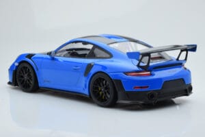 Porsche 911 GT2 RS 991.2 Weissach Package Mėlynas Juodi Magnio Ratai Minichamps 1:18 153068316 Metalas - nuotrauka 5 iš 6