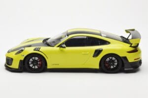 Porsche 911 991.2 GT2 RS Šviesiai Žalias Su Juodais Magnio Ratais Minichamps 1:18 155068300 Metalas - nuotrauka 3 iš 6