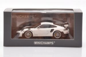 Porsche 911 991.2 GT2 RS Baltas Minichamps 1:43 CA04318004 Metalas - nuotrauka 4 iš 4