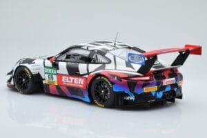 Porsche 911 GT3 R Iron Force by Ring Police #69 J. van Slooten / L. Luhr ADAC GT Masters 2018 Minichamps 1:18 153186969 Metal - nuotrauka 4 iš 5