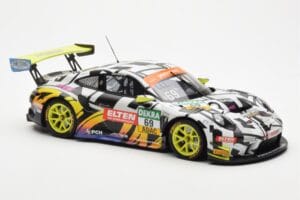 Porsche 911 991.2 GT3 R #69 Team Iron Force Racing Ring Police L. Luhr / M. Holzer ADAC GT Masters 2019 Minichamps 1:18 15319 - nuotrauka 4 iš 6