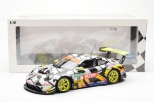 Porsche 911 991.2 GT3 R #69 Team Iron Force Racing Ring Police L. Luhr / M. Holzer ADAC GT Masters 2019 Minichamps 1:18 15319 - nuotrauka 6 iš 6