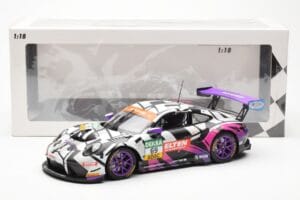 Porsche 911 991.2 GT3 R #69 Team Iron Force Racing Ring Police L. Luhr / J. Slooten ADAC GT Masters 2019 Minichamps 1:18 1531 - nuotrauka 2 iš 6