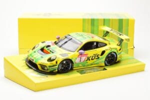 Porsche 911 991.2 GT3 R #1 Manthey Racing 24 Hours Nurburgring 2022 Minichamps 1:18 MG-M-911-24H-22-1801 Metalas - nuotrauka 6 iš 6