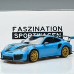 Porsche 911 991.2 GT3 RS Weissach Package Miami Mėlynas Auksiniai Ratai Minichamps 1:18 153068310 Metalas - image 6 of 6