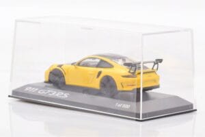 Porsche 911 991.2 GT3 RS Geltonas Minichamps 1:43 WAX02020085 Metalas - nuotrauka 3 iš 4