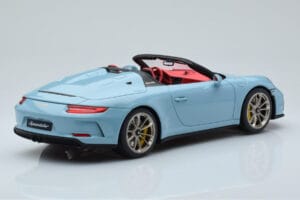 Porsche 911 991.2 Speedster Meissen Mėlynas GT Spirit 1:18 GT408 Derva - nuotrauka 2 iš 6