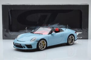 Porsche 911 991.2 Speedster Meissen Mėlynas GT Spirit 1:18 GT408 Derva - nuotrauka 6 iš 6