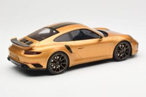 Porsche 911 991.2 Turbo S Exclusive Auksinis GT Spirit 1:18 GT444 Derva - nuotrauka 2 iš 6