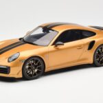 Porsche 911 991.2 Turbo S Exclusive Auksinis GT Spirit 1:18