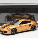 Porsche 911 991.2 Turbo S Exclusive Auksinis GT Spirit 1:18 - image 6 of 6