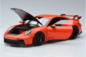 Porsche 911 992 GT3 Oranžinis Norev 1:18 187300 Metalas - nuotrauka 2 iš 7