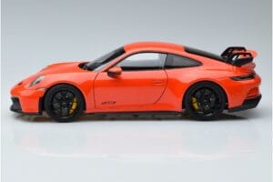 Porsche 911 992 GT3 Oranžinis Norev 1:18 187300 Metalas - nuotrauka 4 iš 7