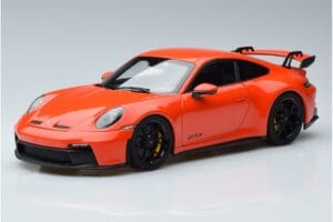 Porsche 911 992 GT3 Oranžinis Norev 1:18 187300 Metalas