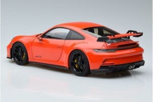 Porsche 911 992 GT3 Oranžinis Norev 1:18 187300 Metalas - nuotrauka 6 iš 7