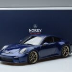 Porsche 911 992 GT3 Touring Package Mėlynas Metalinis Norev 1:18 187302 Metalas - image 7 of 7