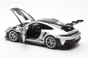 Porsche 911 992 GT3 Weissach Pack GT Sidabrinė Metallic Norev 1:18 187366 Metalas - nuotrauka 5 iš 8