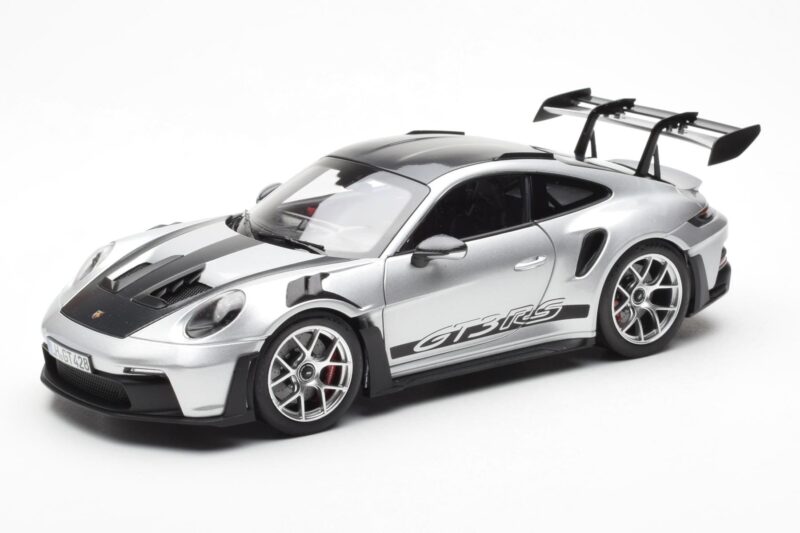 Porsche 911 992 GT3 Weissach Pack GT Sidabrinė Metallic Norev 1:18 187366 Metalas