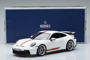 Porsche 911 992 GT3 Baltas Norev 1:18 187306 Metalas - nuotrauka 7 iš 7