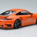 Porsche 911 992 Turbo S China 20th Anniversary Oranžinis Minichamps 1:18 - image 2 of 6