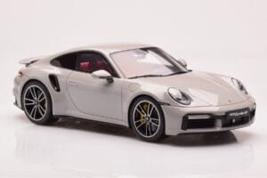 Porsche 911 992 Turbo S Crayon Pilkas GT Spirit 1:18 GT431 Derva - nuotrauka 4 iš 6