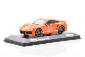 Porsche 911 992 Turbo S Gulf Oranžinis Minichamps 1:43 WAP0209060N002 Metalas - nuotrauka 2 iš 4