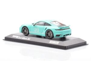 Porsche 911 992 Turbo S Mint Žalias Minichamps 1:43 WAP0209070N003 Metalas - nuotrauka 3 iš 4