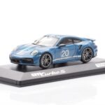 Porsche 911 992 Turbo S Oslo Mėlynas Minichamps 1:43 - image 2 of 4