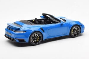 Porsche 911 992 Turbo S Shark Mėlynas GT Spirit 1:18 GT441 Derva - nuotrauka 2 iš 6