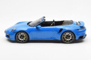 Porsche 911 992 Turbo S Shark Mėlynas GT Spirit 1:18 GT441 Derva - nuotrauka 3 iš 6