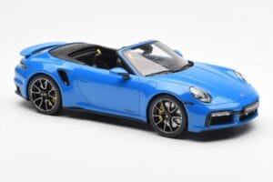Porsche 911 992 Turbo S Shark Mėlynas GT Spirit 1:18 GT441 Derva - nuotrauka 4 iš 6