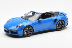 Porsche 911 992 Turbo S Shark Mėlynas GT Spirit 1:18