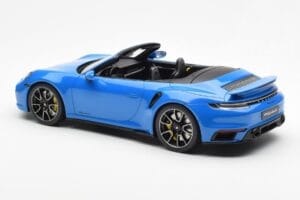 Porsche 911 992 Turbo S Shark Mėlynas GT Spirit 1:18 GT441 Derva - nuotrauka 5 iš 6