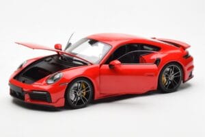 Porsche 911 992 Turbo S Sport Design Raudonas Minichamps 1:18 113069078 Metalas - nuotrauka 2 iš 8