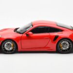 Porsche 911 992 Turbo S Sport Design Raudonas Minichamps 1:18 - image 4 of 8