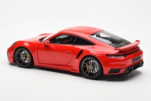 Porsche 911 992 Turbo S Sport Design Raudonas Minichamps 1:18 113069078 Metalas - nuotrauka 7 iš 8