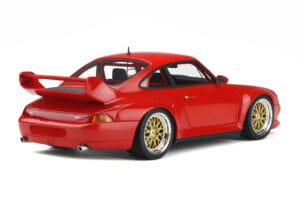 Porsche 911 993 Carrera 3.8 RSR Raudonas GT Spirit 1:18 GT366 Derva - nuotrauka 2 iš 5