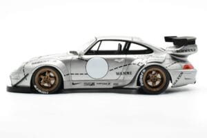Porsche 911 993 RWB Sidabrinis Phantom Asia Edition GT Spirit 1:18 CLDC017 Derva - nuotrauka 3 iš 6