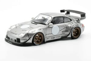 Porsche 911 993 RWB Sidabrinis Phantom Asia Edition GT Spirit 1:18 CLDC017 Derva