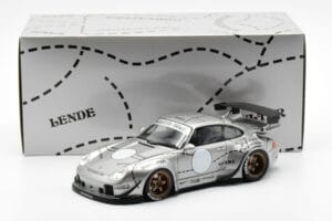 Porsche 911 993 RWB Sidabrinis Phantom Asia Edition GT Spirit 1:18 CLDC017 Derva - nuotrauka 6 iš 6
