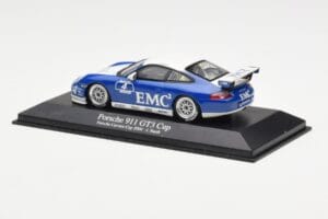 Porsche 911 996 GT3 Cup EMC2 #4 Hardt Porsche Carrera Cup 2004 Minichamps 1:43 400046204 Metalas - nuotrauka 3 iš 4