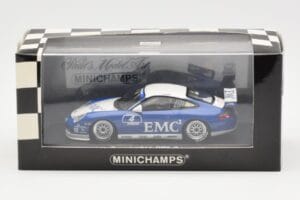 Porsche 911 996 GT3 Cup EMC2 #4 Hardt Porsche Carrera Cup 2004 Minichamps 1:43 400046204 Metalas - nuotrauka 4 iš 4