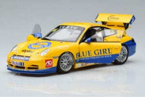 Porsche 911 996 GT3 Cup #88 Macau Winner 2005 AUTOart 1:18 80574 Metalas - nuotrauka 2 iš 7