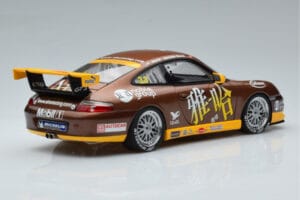 Porsche 911 996 GT3 Cup M. Marsh Carrera Cup Asia Winner 2004 AUTOart 1:18 80489 Metalas - nuotrauka 3 iš 7